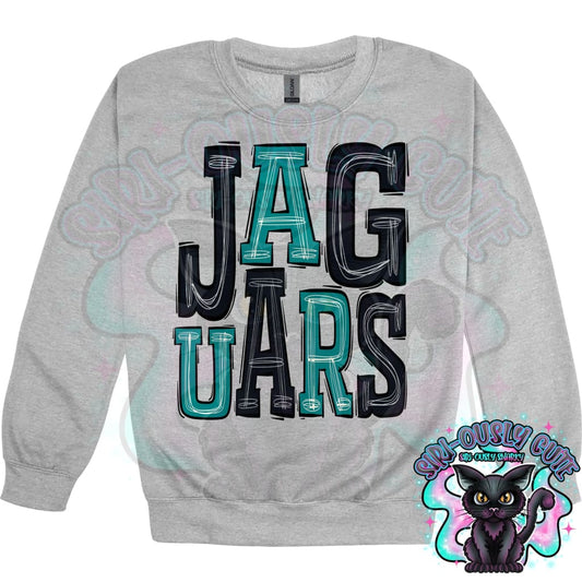 Sporty Jaguars - Black Teal Mascot