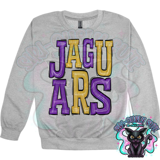 Sporty Jaguars - Purple Gold Mascot