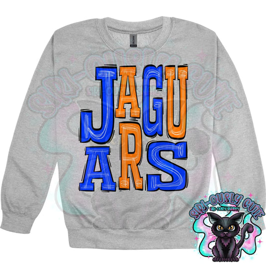 Sporty Jaguars - Royal Blue Orange Mascot
