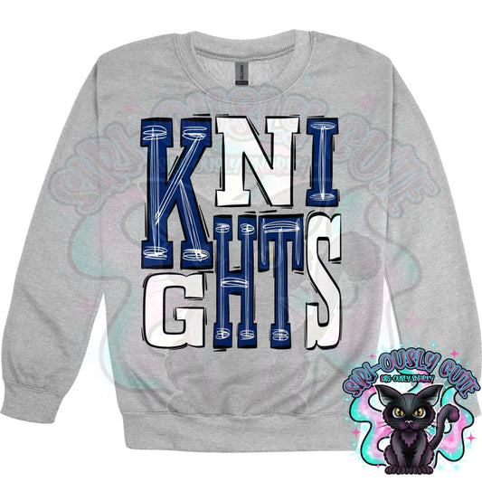 Sporty Knights - Royal White Mascot