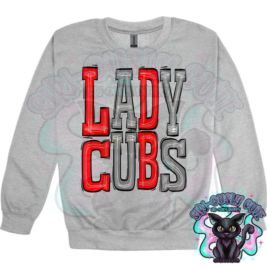 Sporty Lady Cubs - Red Grey Mascot