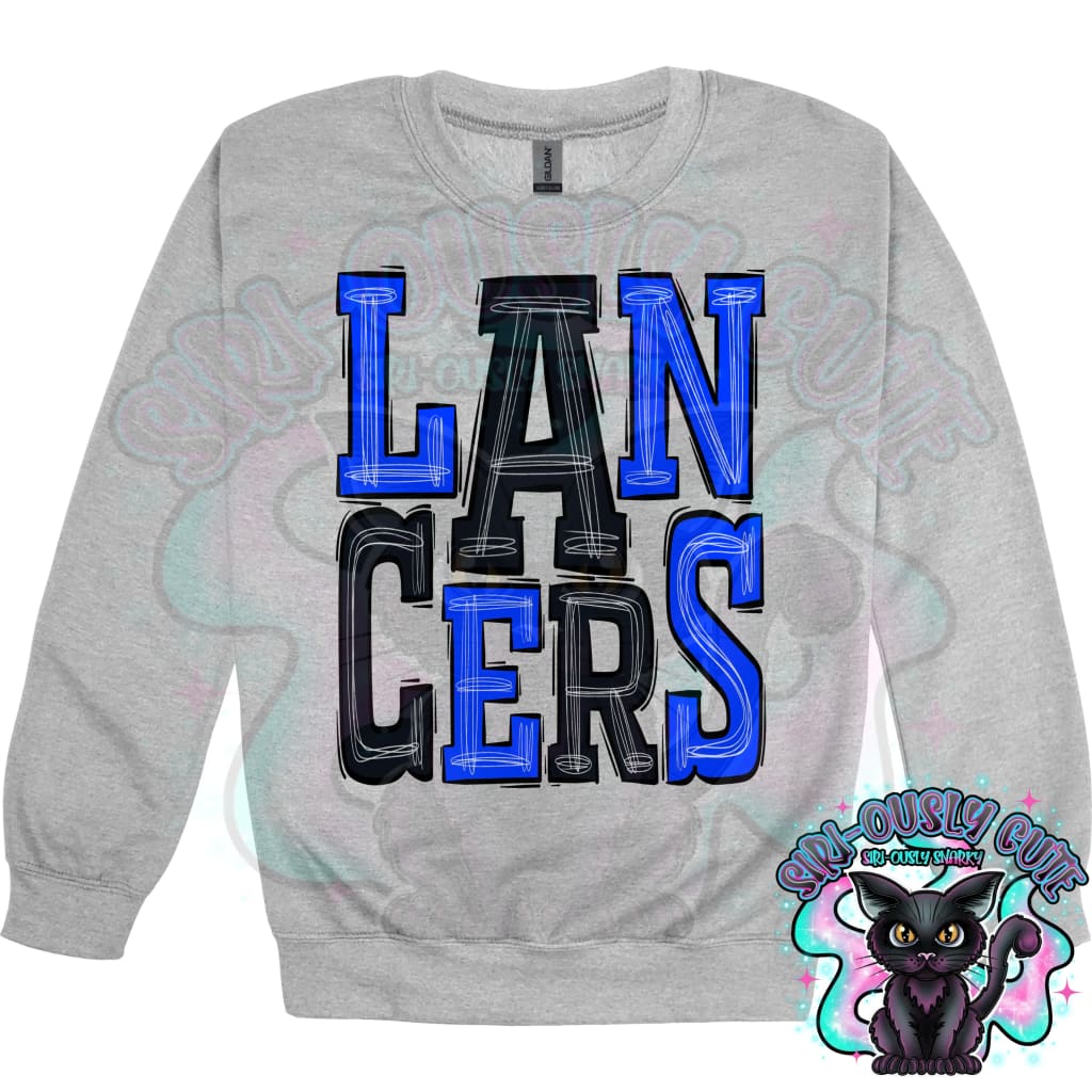 Sporty Lancers - Blue Black Mascot