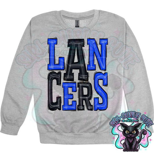 Sporty Lancers - Blue Black Mascot