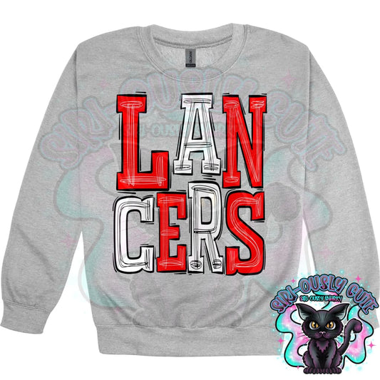 Sporty Lancers - Red White Mascot
