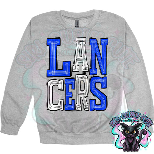 Sporty Lancers - Royal Blue White Mascot