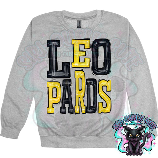 Sporty Leopards - Yellow Black Mascot