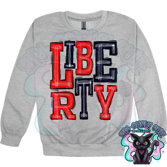 Sporty Liberty - Red Navy Mascot