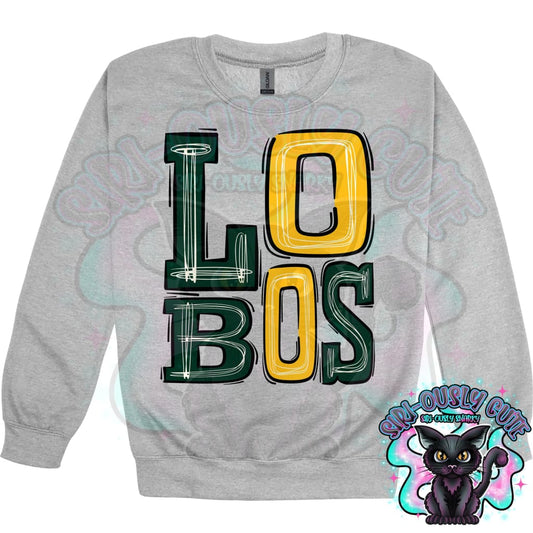 Sporty Lobos - Forest Athletic Gold Mascot