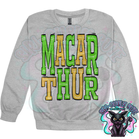 Sporty Macarthur - Green Gold Mascot