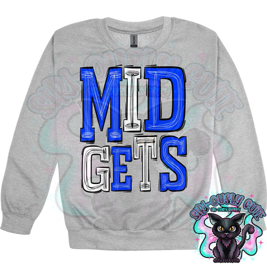 Sporty Midgets - Blue White Mascot