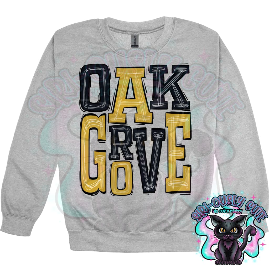 Sporty Oak Grove - Black Gold Mascot