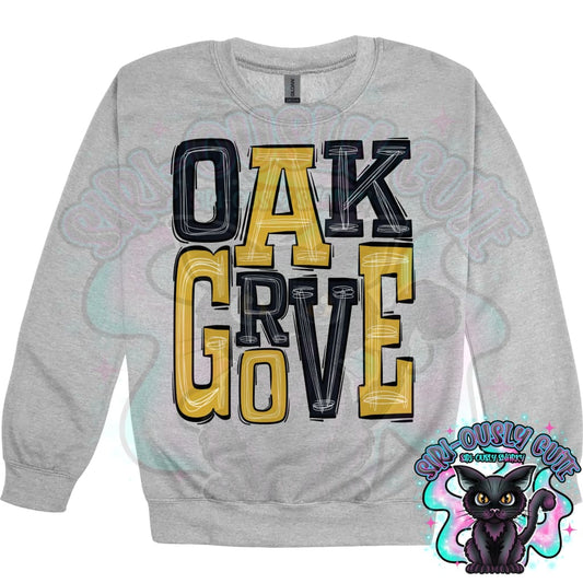 Sporty Oak Grove - Black Gold Mascot