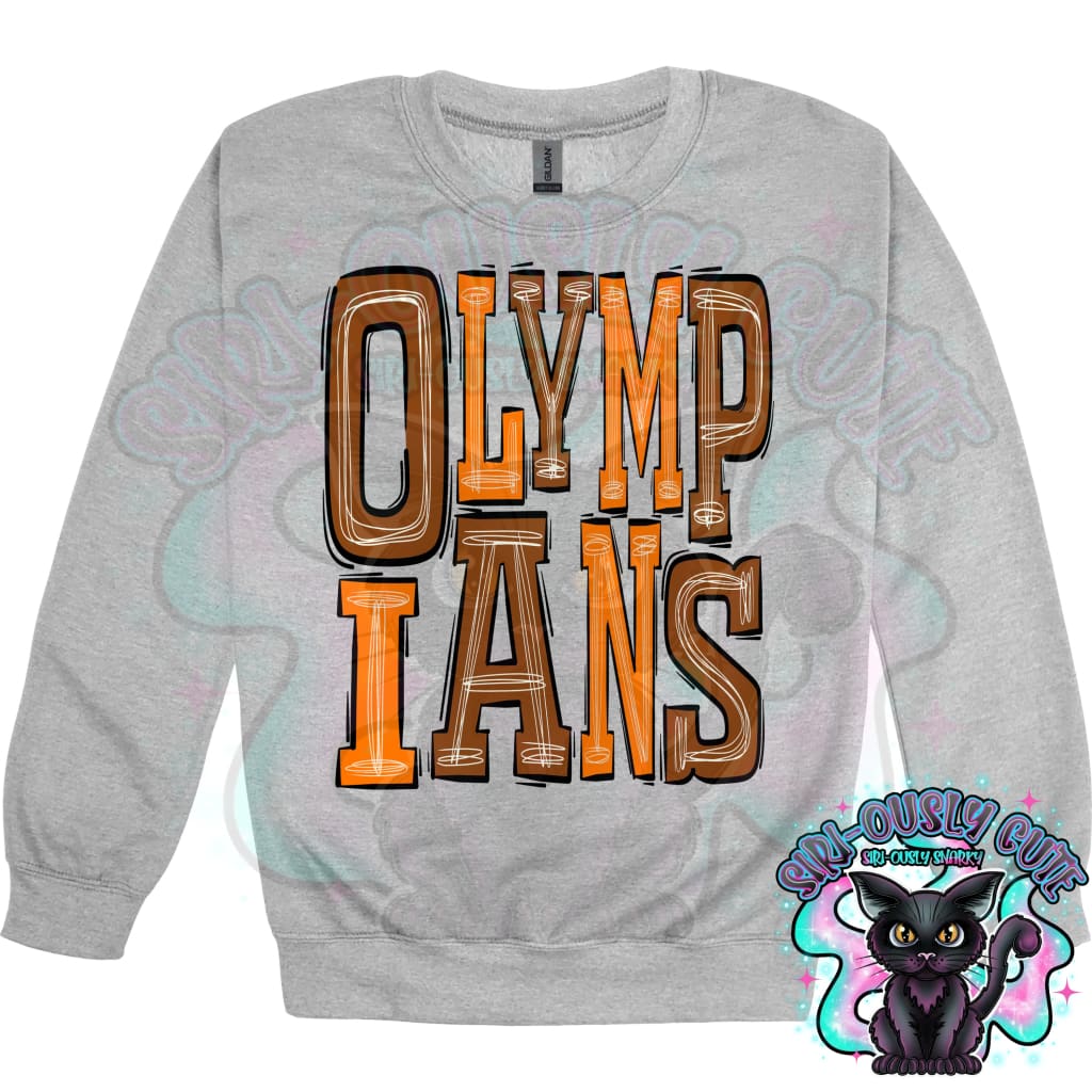 Sporty Olympians - Brown Orange Mascot