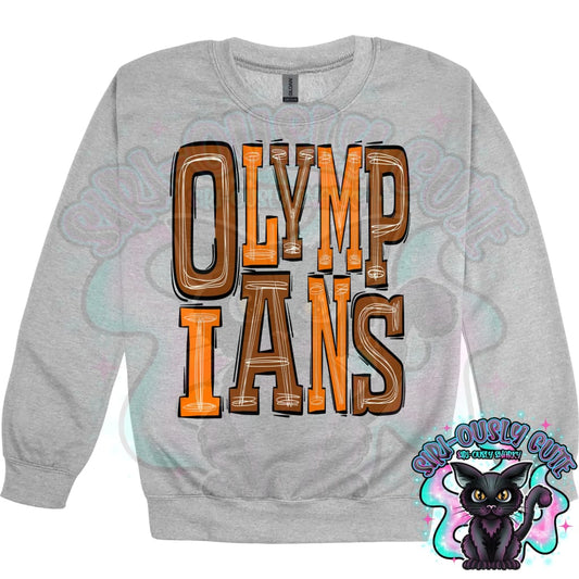 Sporty Olympians - Brown Orange Mascot