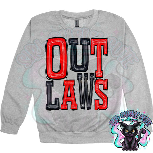 Sporty Outlaws - Red Black Mascot