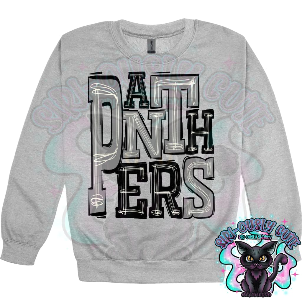 Sporty Panthers - Black Silver Mascot