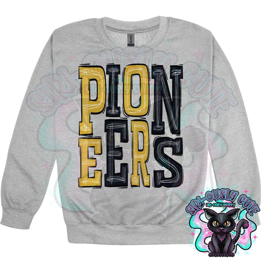 Sporty Pioneers - Gold Black Mascot