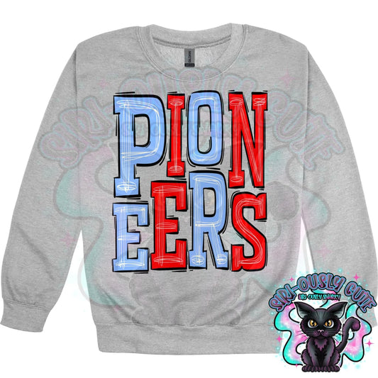 Sporty Pioneers - Red Baby Blue Mascot