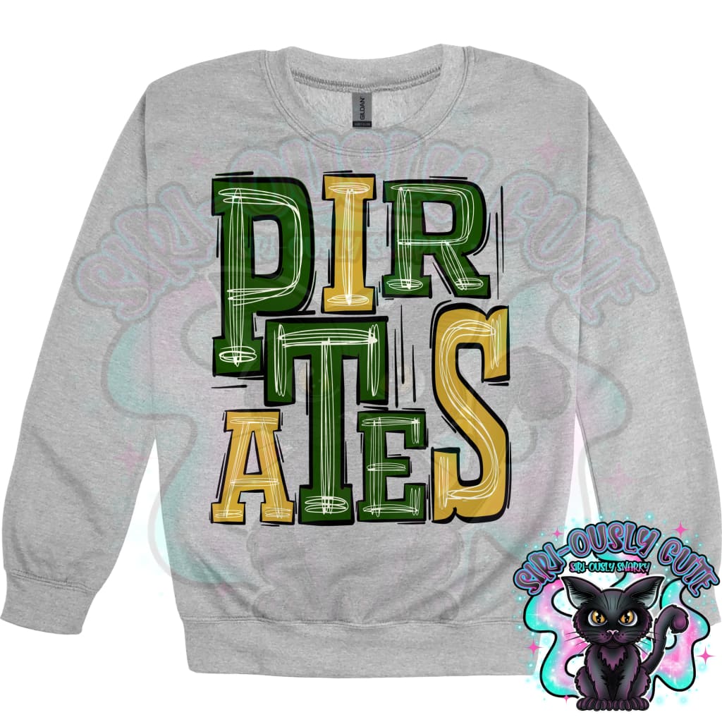 Sporty Pirates - Green Gold Mascot