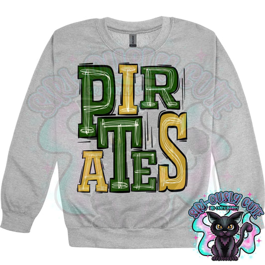 Sporty Pirates - Green Gold Mascot