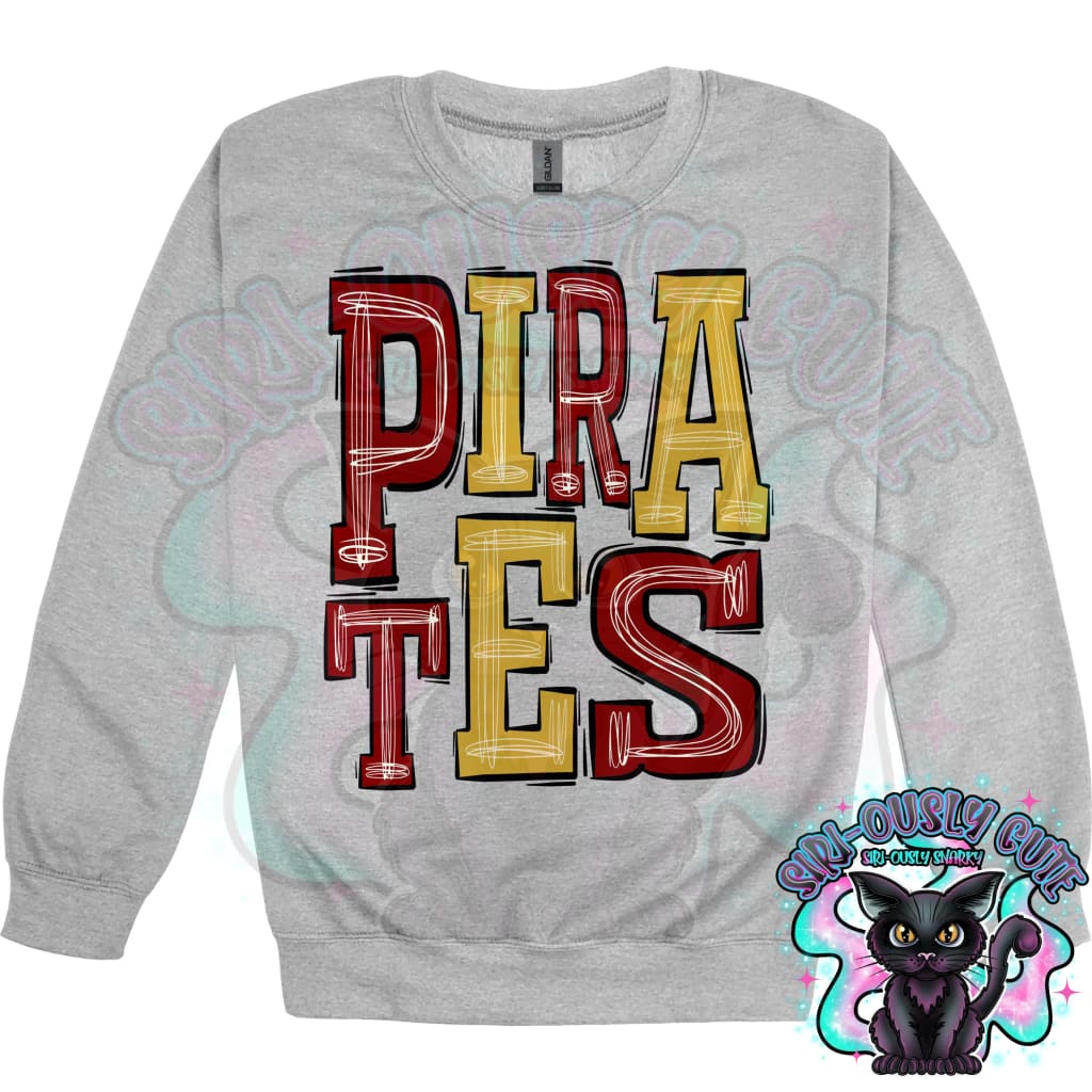 Sporty Pirates - Maroon Gold Mascot