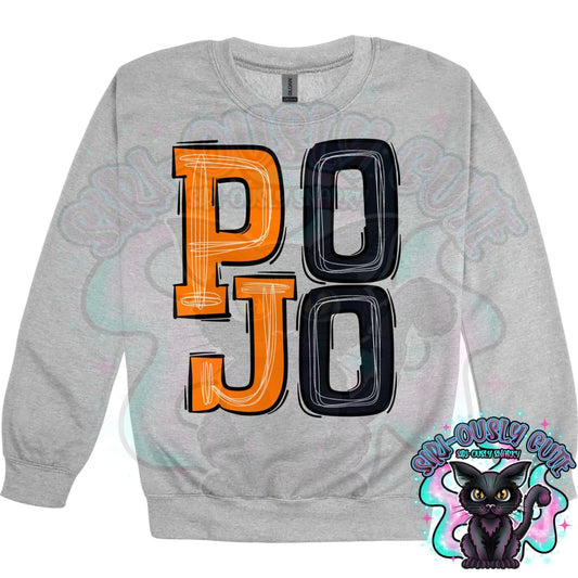 Sporty Pojo - Orange Black Mascot