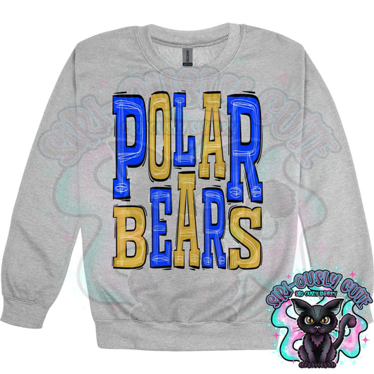 Sporty Polar Bears - Royal Gold Mascot