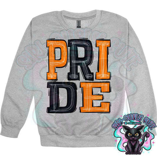 Sporty Pride - Orange Black Mascot