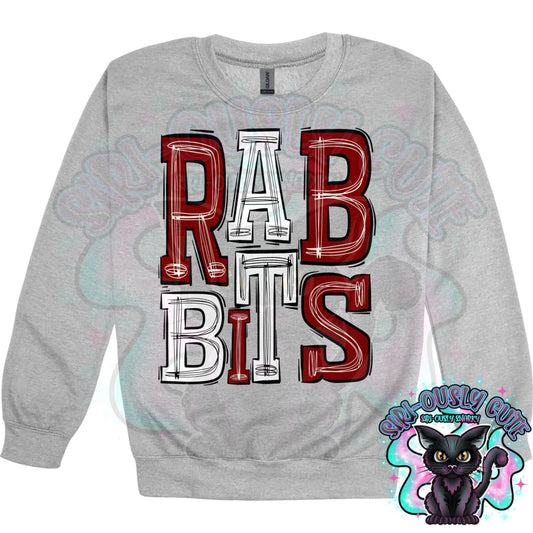 Sporty Rabbits - Maroon White Mascot