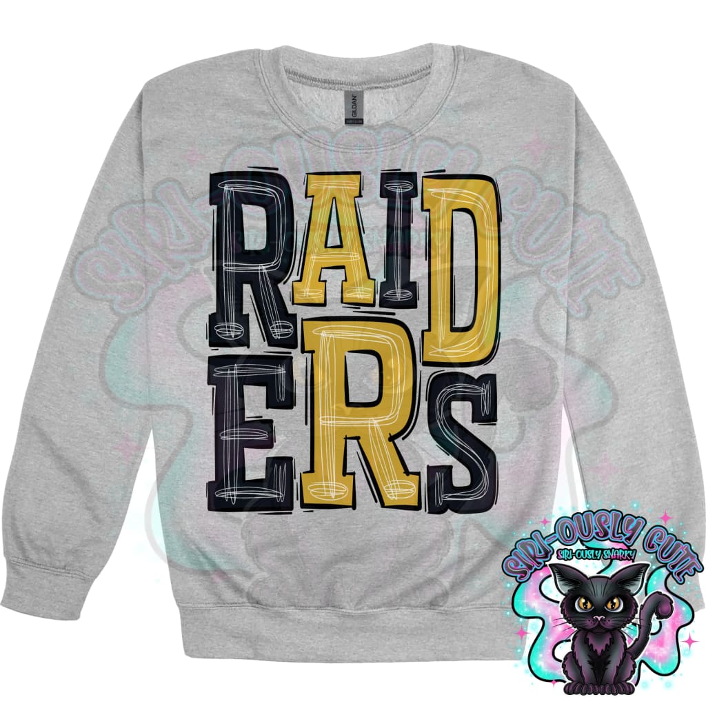 Sporty Raiders - Black Gold Mascot