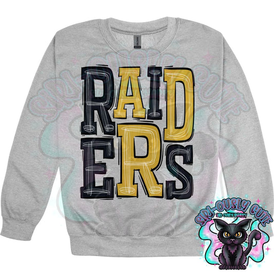 Sporty Raiders - Black Gold Mascot