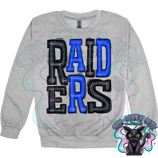 Sporty Raiders - Black Royal Blue Mascot