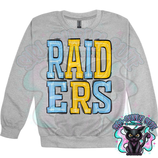 Sporty Raiders - Blue Yellow Mascot