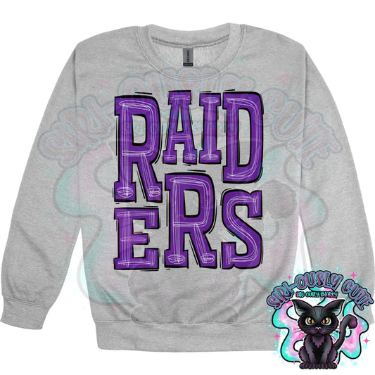 Sporty Raiders - Purple Mascot