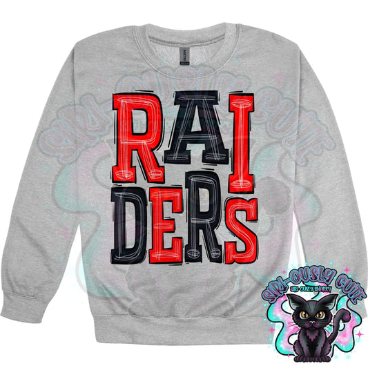 Sporty Raiders - Red Black Mascot