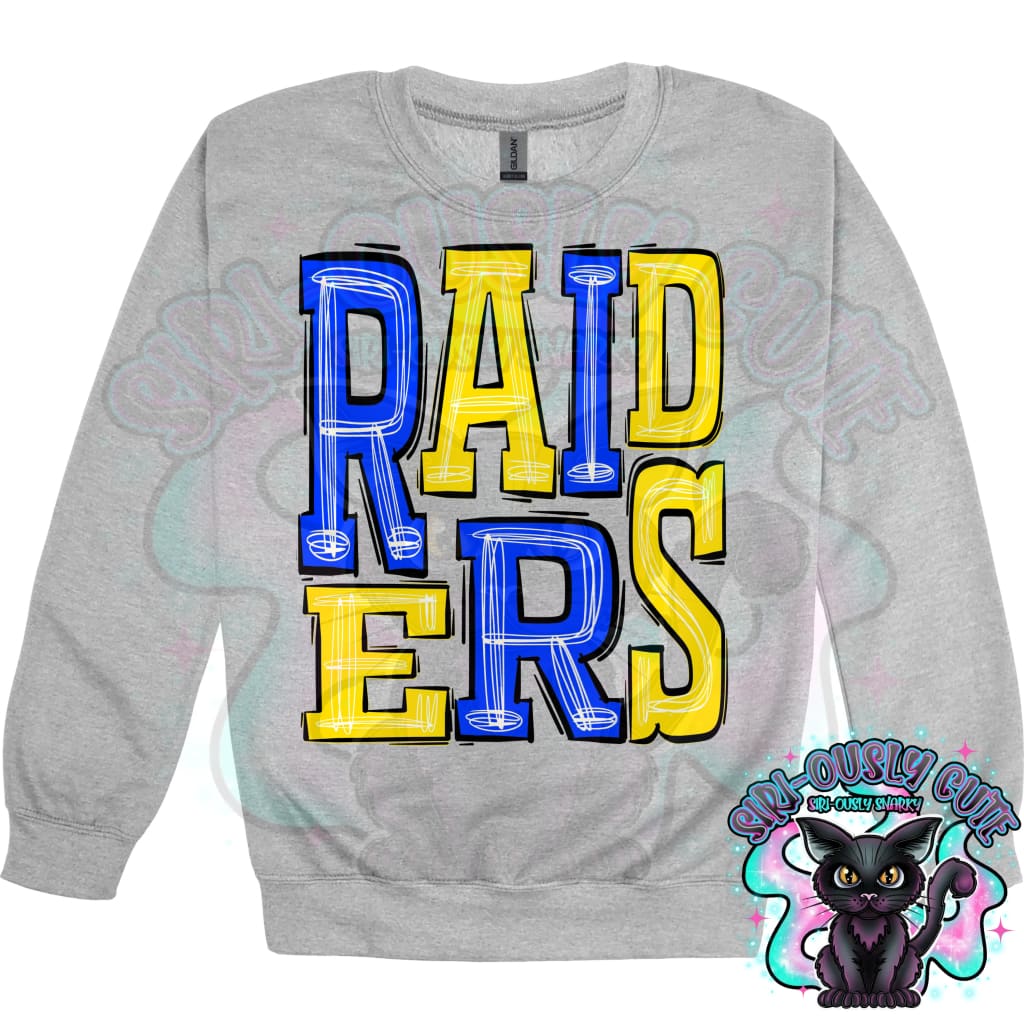 Sporty Raiders - Royal Blue Yellow Mascot