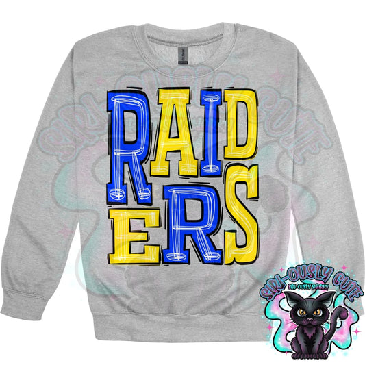 Sporty Raiders - Royal Blue Yellow Mascot