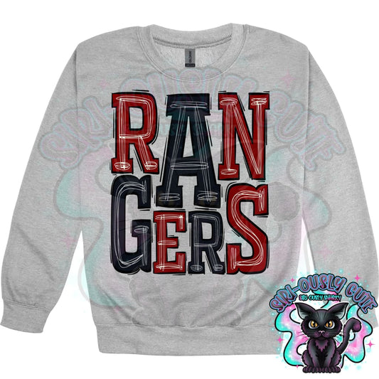 Sporty Rangers - Maroon Black Mascot