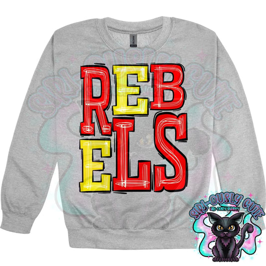 Sporty Rebels - Red Yellow Mascot