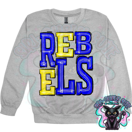 Sporty Rebels - Royal Yellow Mascot