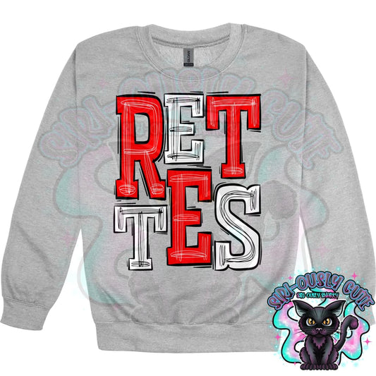 Sporty Rettes - Red White Mascot