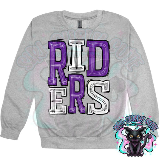 Sporty Riders - Purple White Mascot