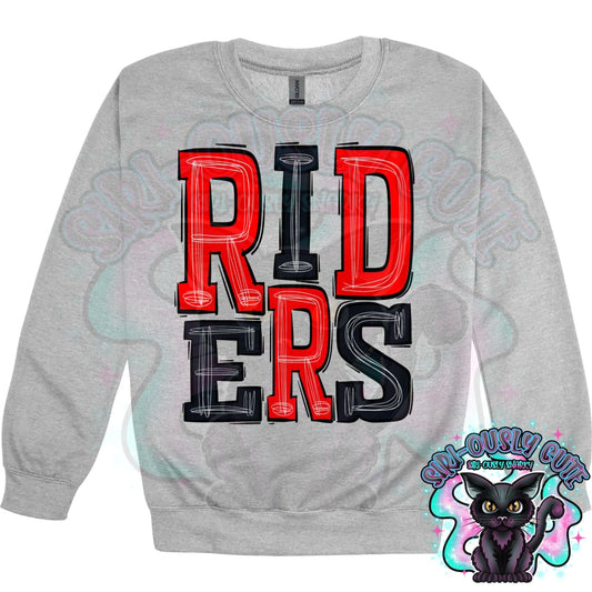 Sporty Riders - Red Black Mascot