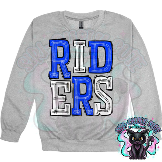 Sporty Riders - Royal Blue White Mascot