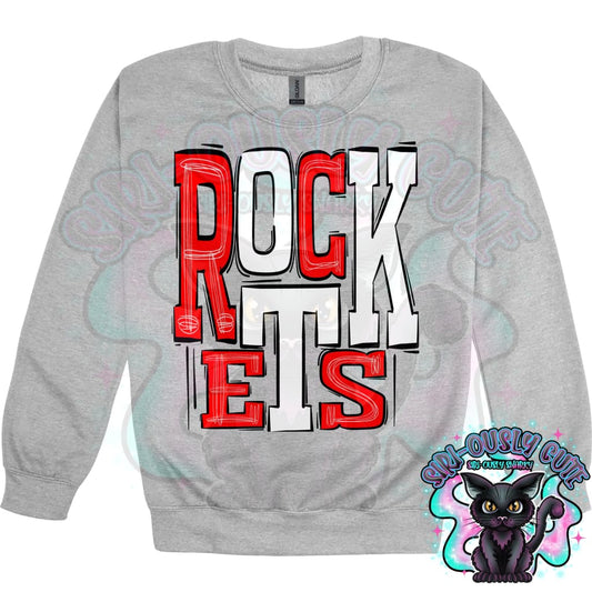 Sporty Rockets - Red White Mascot