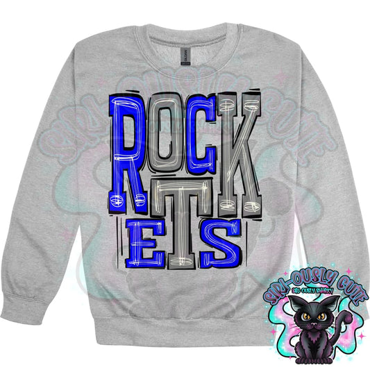 Sporty Rockets - Royal Grey Mascot