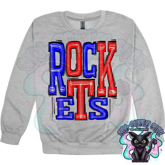 Sporty Rockets - Royal Red Mascot