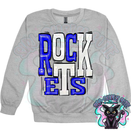 Sporty Rockets - Royal White Mascot