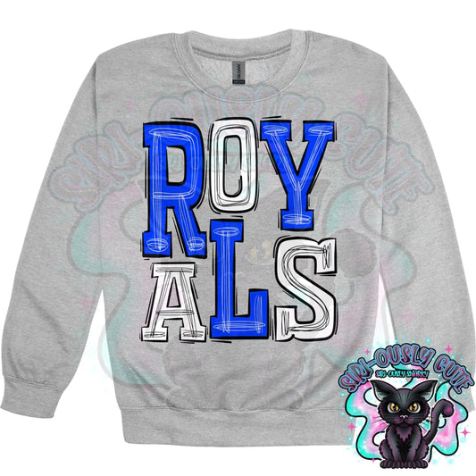 Sporty Royals - Blue White Mascot
