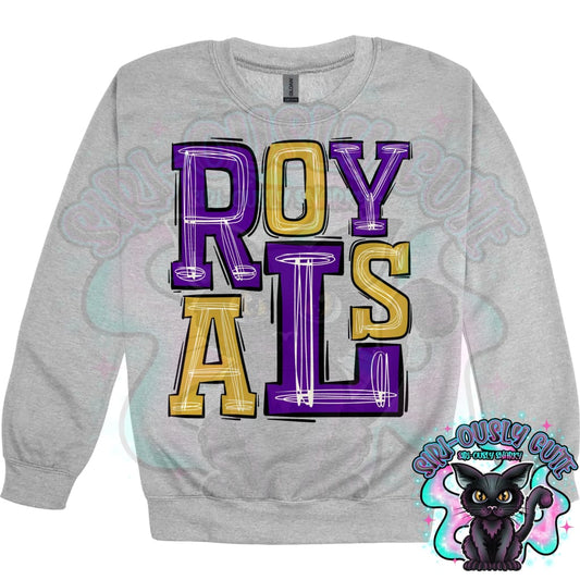 Sporty Royals - Purple Gold Mascot